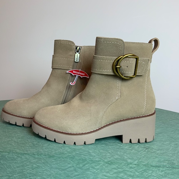 NWT Blondo waterproof women’s genuine suede leather boots size 7.5 - Picture 2 of 5